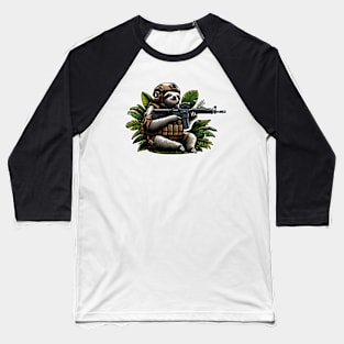 Tactical Sloth Baseball T-Shirt